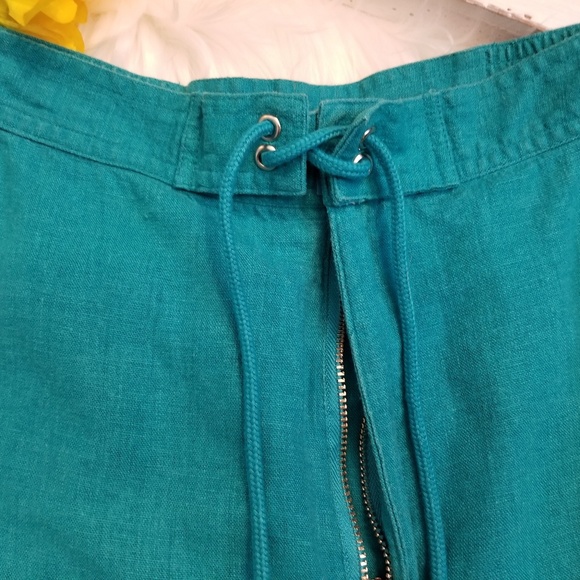 Vintage White Stag Turquoise High Waist Short - Picture 6 of 7